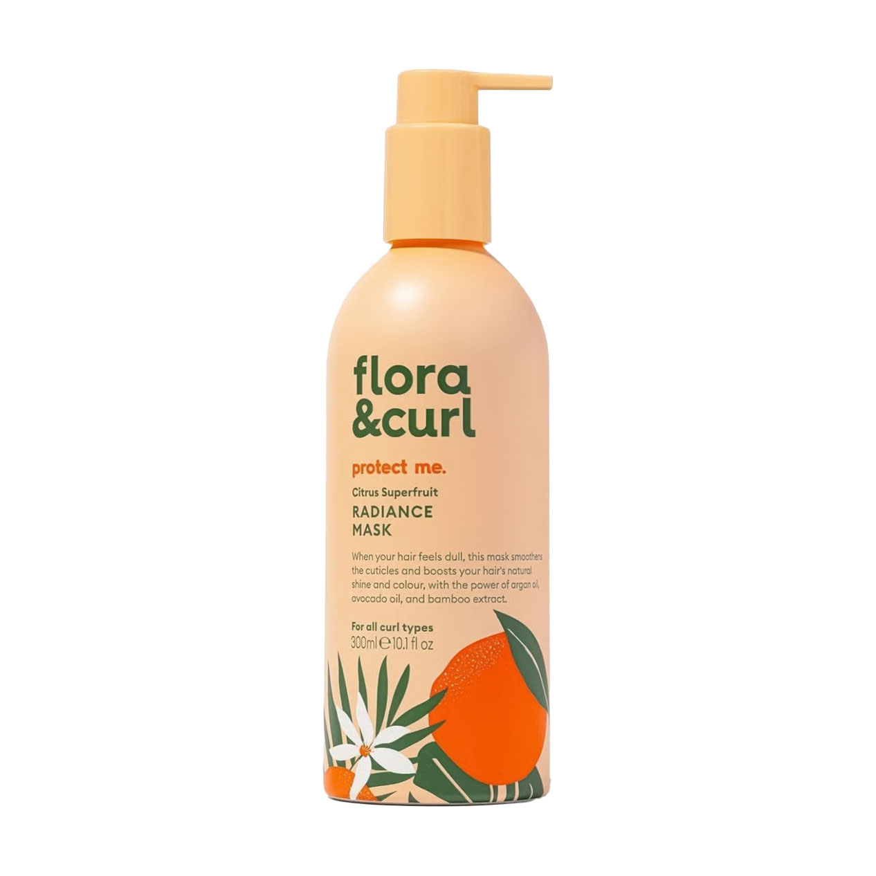 Маска для волосся Flora &amp; Curl Protect Me Citrus Superfruit Radiance Mask, 300 мл