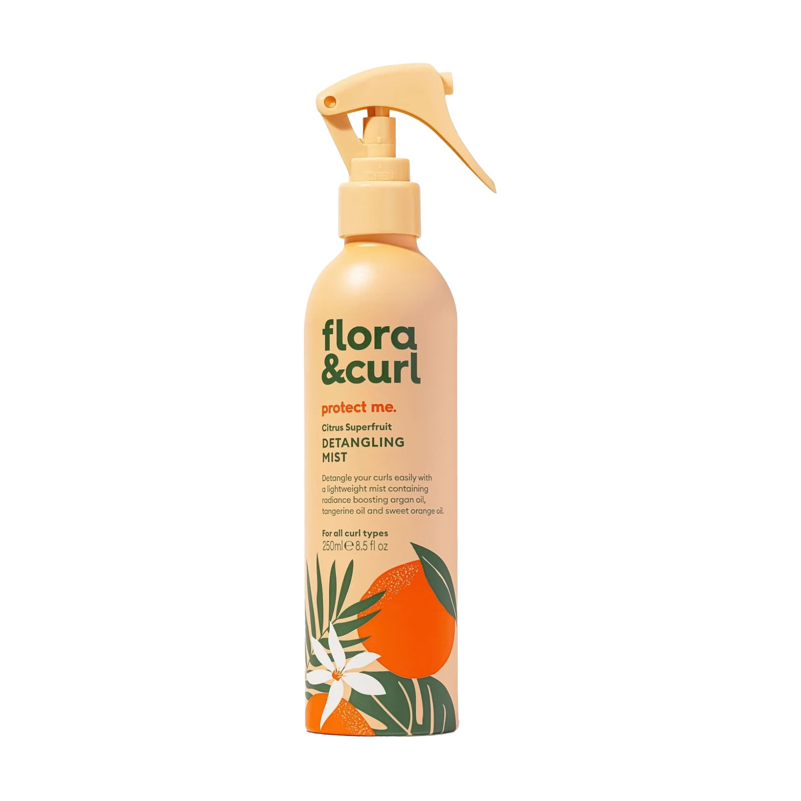Спрей Flora &amp; Curl Protect Me Citrus Superfruit Detangling Mist для кучерявого волосся, 250 мл